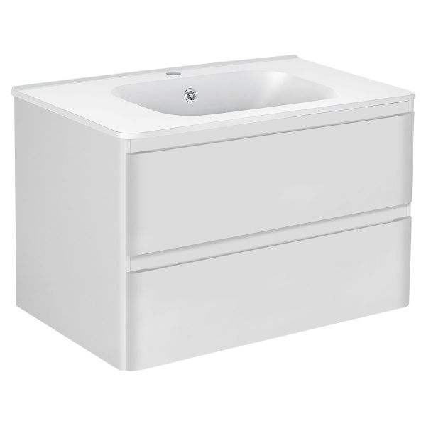 Тумба  подвесная Vincea Vico VMC-2V800GW 80 см  2 ящика цвет G.White 