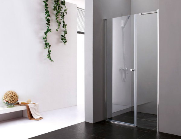 Душевая дверь Cezares Elena ELENA-B-11-40+80-P-Cr-L 80 см стекла прозрачные, профиль хром