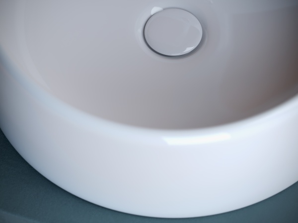 Раковина накладная круглая Ceramica Nova Element CN5027 фарфор цвет белый