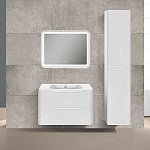 Тумба  подвесная Vincea Paola VMC-2P800GW 80 см  2 ящика цвет G.White 