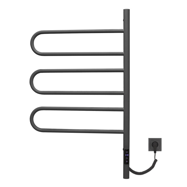 Полотенцесушитель электрический Vincea  П6  40x80 VTD-1R2CGE графит
