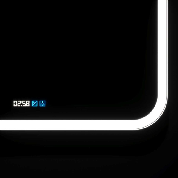 Зеркало для ванной комнаты Vincea  VLM-2A800-2W 80x70 с подсветкой