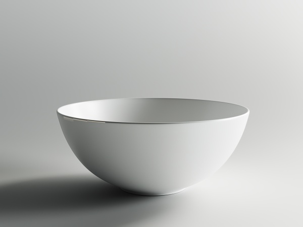 Раковина накладная круглая Ceramica Nova Element CN6003 фарфор цвет белый матовый