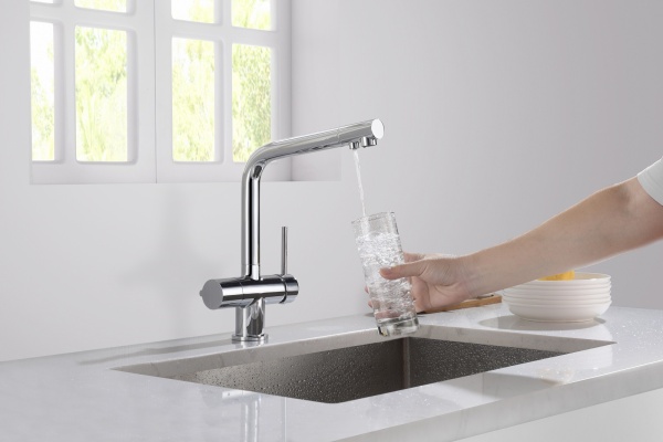 Смеситель для кухни Timo Saona 2396/00F с подключением к фильтру хром