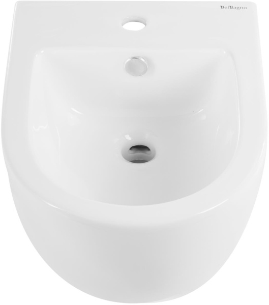 Биде подвесное BelBagno Sfera-R BB046BH фаянс, цвет белый