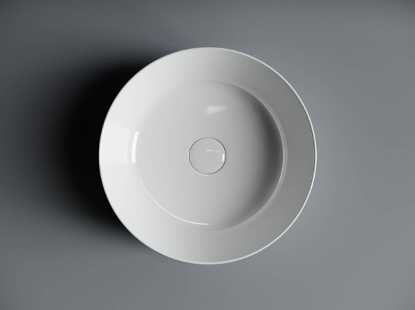 Раковина накладная круглая Ceramica Nova Element CN6020 фарфор цвет белый