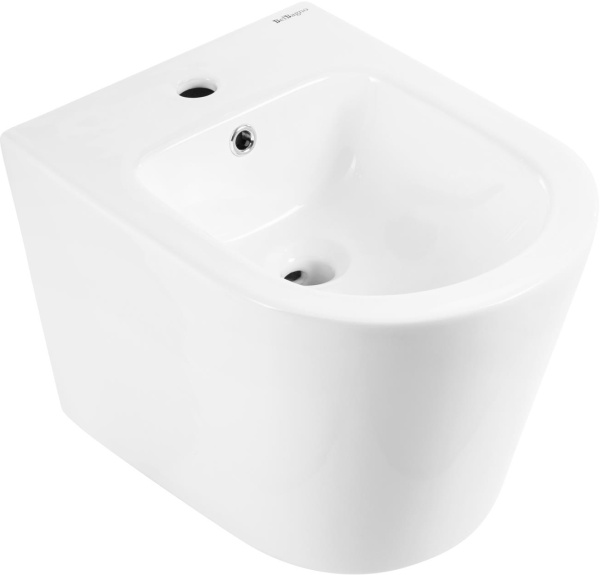 Биде подвесное BelBagno Flay-R BB053BH фаянс, цвет белый