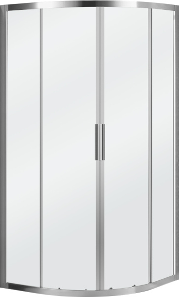Душевой угол BelBagno Sela SELA-R-2-85-C-Cr четверть круга  стекла , профиль 