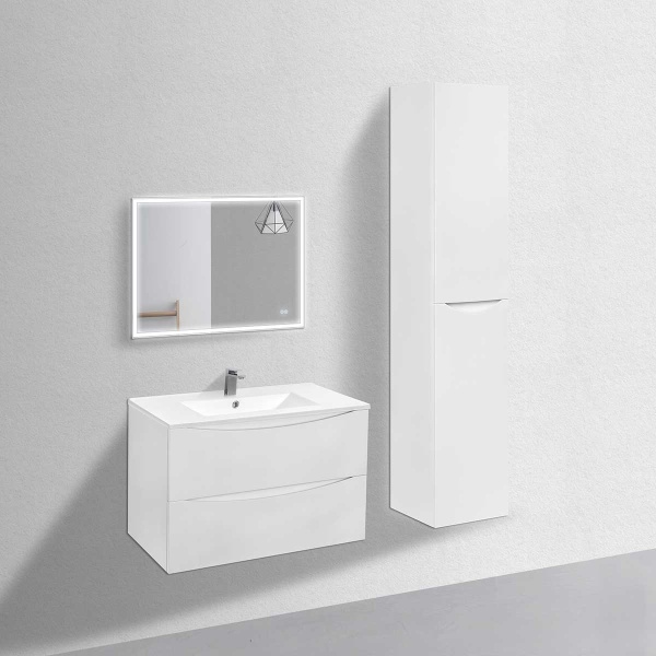 Тумба  подвесная Vincea Mia VMC-2MC750GW 75 см  2 ящика цвет G.White 