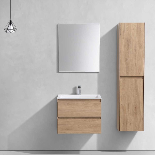 Тумба  подвесная Vincea Luka VMC-2L600NO 60 см  2 ящика цвет N.Oak 