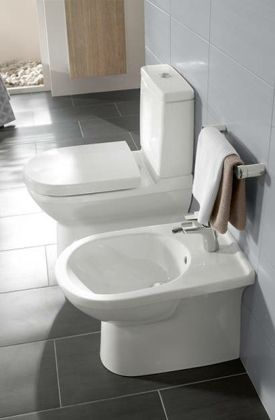 Унитаз напольный Villeroy &amp; Boch O.Novo   фарфор белый