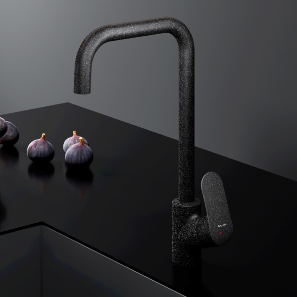 Смеситель для кухни Am.Pm Like F8006022 без подключения к фильтру черный