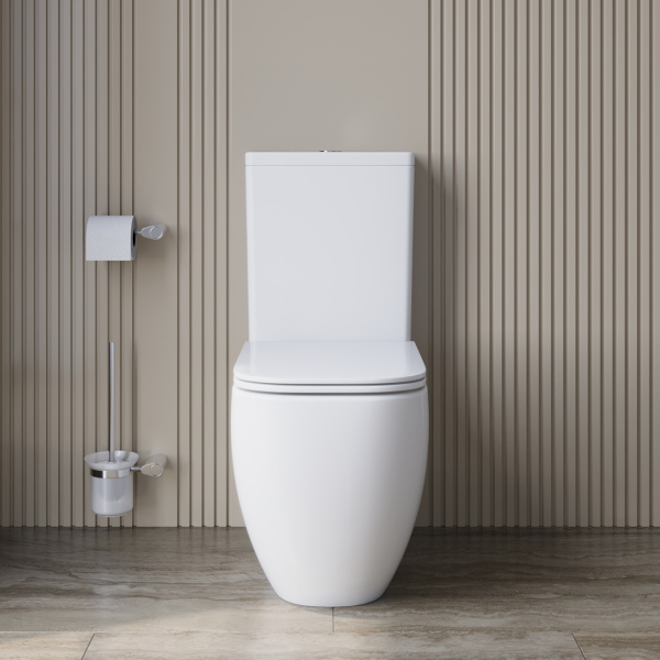 Унитаз напольный BelBagno Luce  Tornado фаянс белый