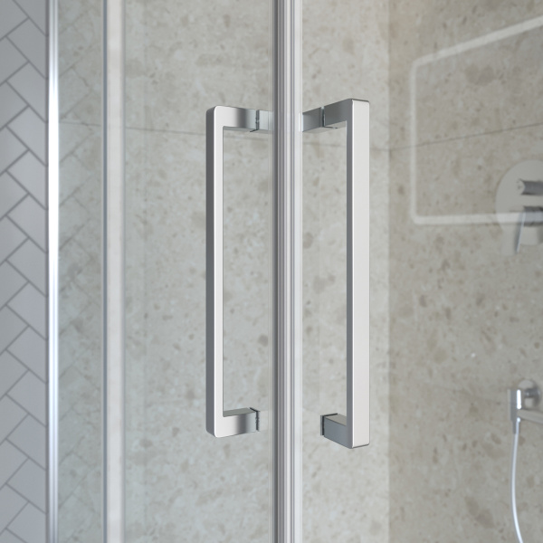 Душевой угол BelBagno Marino MARINO-2-AH-2-120/90-C-CR прямоугольный 120x90 стекла прозрачные, профиль хром