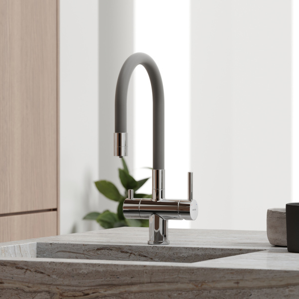 Смеситель для кухни Sancos Lucia SC4004CH с подключением к фильтру хром