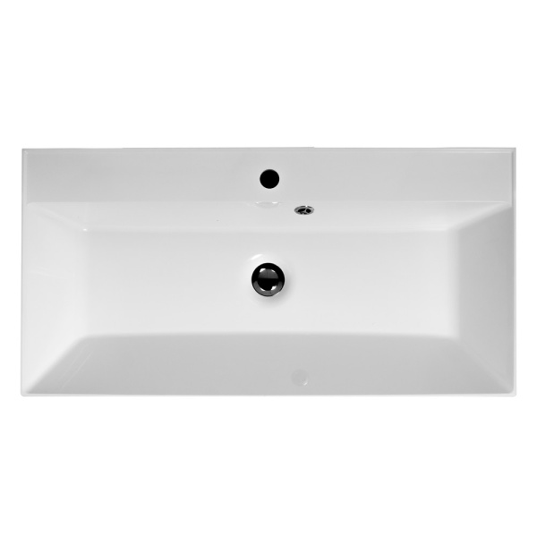 Раковина мебельная прямоугольная BelBagno  BB900/450-LV-MR-AST литьевой мрамор цвет белый