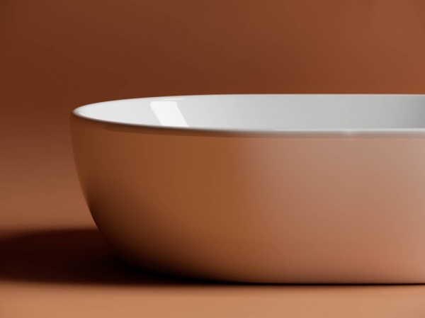 Раковина накладная овальная Ceramica Nova Element CN6019 фарфор цвет белый