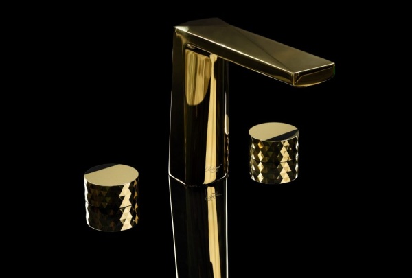 Смеситель для раковины Boheme Venturo 150-MG-DIAMOND Matt Gold