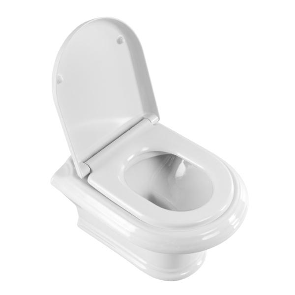 Унитаз подвесной Cezares King palace CZR-163-TH Rimless фаянс белый