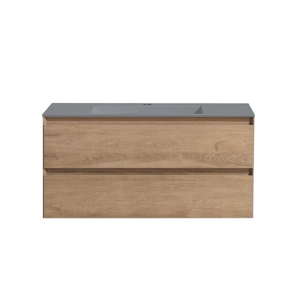 Тумба  подвесная Vincea Luka VMC-2L100NO 100 см  2 ящика цвет N.Oak 