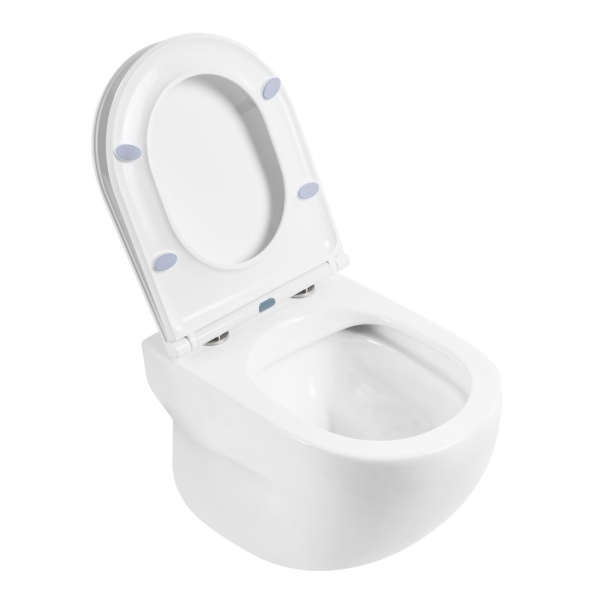 Унитаз подвесной BelBagno Onda BB066CHR Rimless фаянс белый