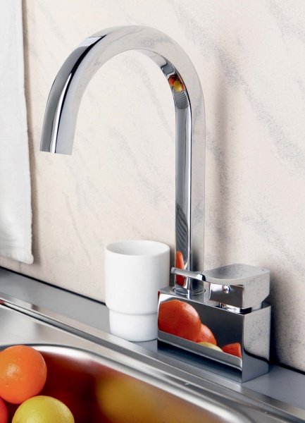 Смеситель для кухни Wasserkraft Aller 1067 без подключения к фильтру хром