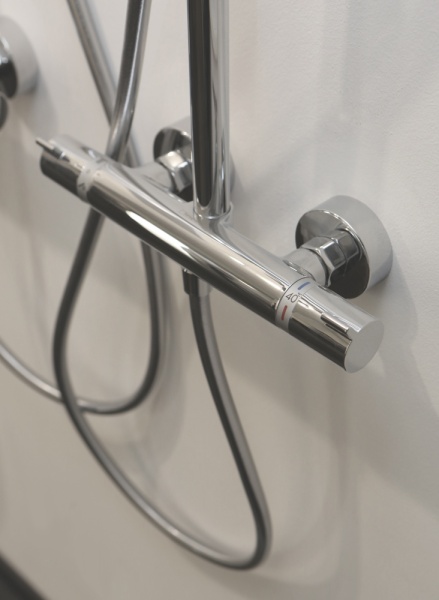 Душевая система со смесителем Hansgrohe Raindance Select S 27114000 монтаж настенная с термостатом хром