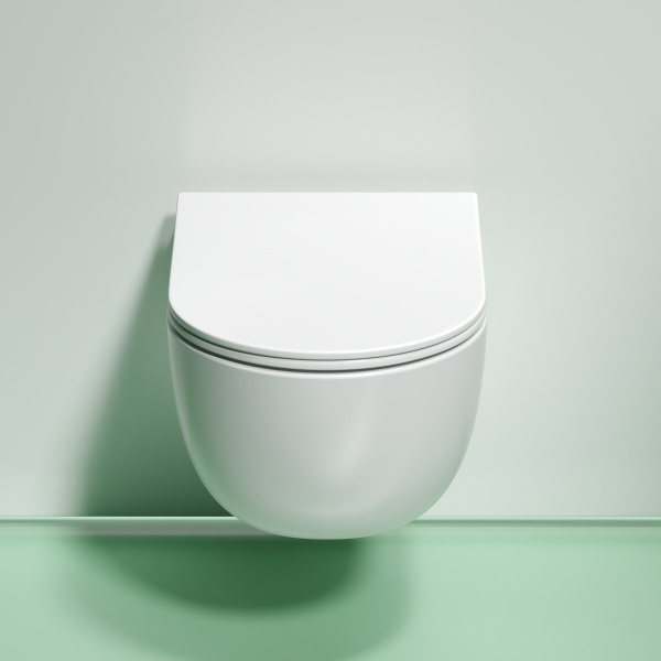 Унитаз подвесной Ceramica Nova Modena CN6063MW Rimless фарфор белый матовый