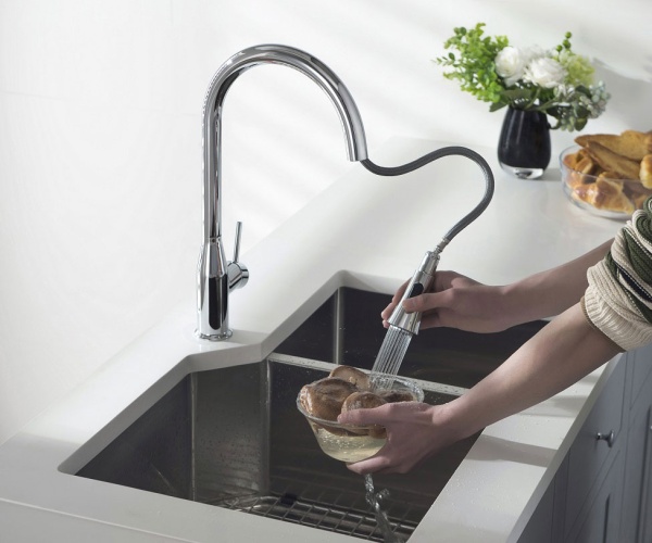 Смеситель для кухни Timo Saona 2336/00FL без подключения к фильтру хром