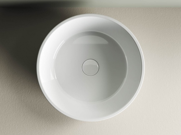 Раковина накладная круглая Ceramica Nova Element CN6021 фарфор цвет белый