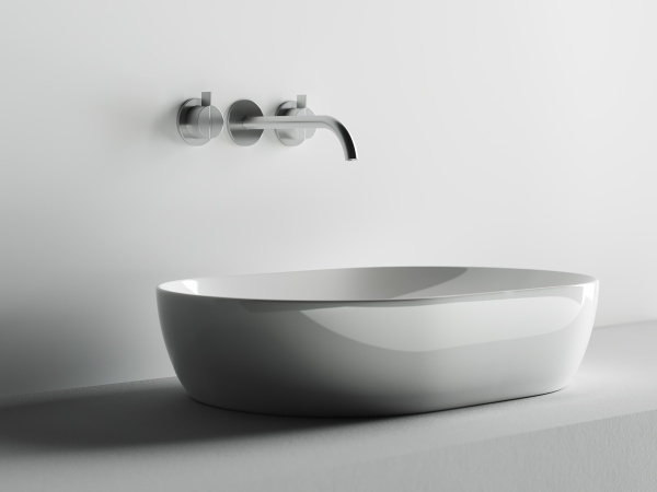 Раковина накладная овальная Ceramica Nova Element CN5009 фарфор цвет белый