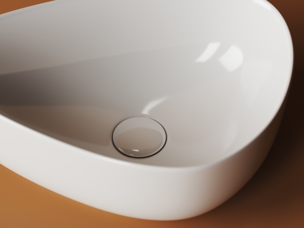 Раковина накладная нестандартная Ceramica Nova Element CN5026 фарфор цвет белый