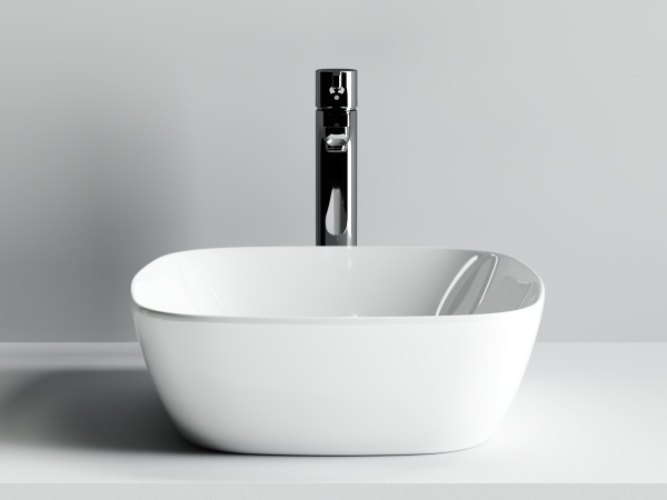 Раковина накладная квадратная  Ceramica Nova Element CN5006 фарфор цвет белый