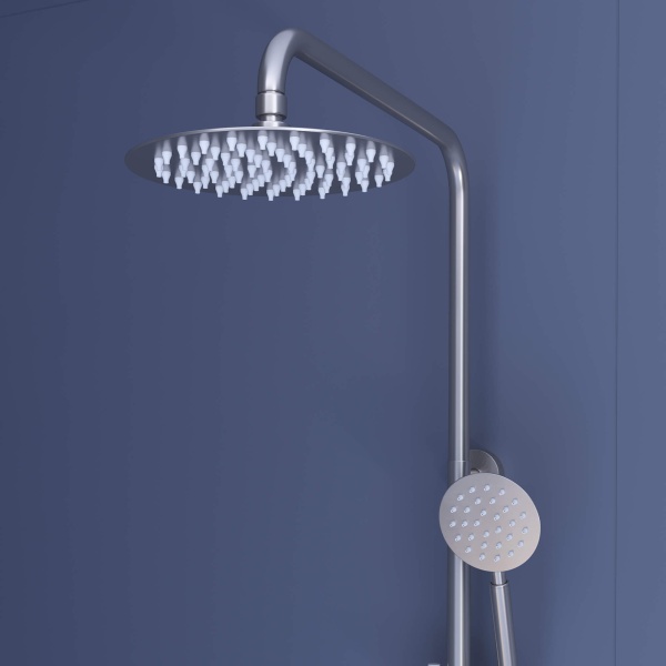 Душевая система со смесителем RGW Shower Panels 59140124-13 монтаж настенная без термостата хром
