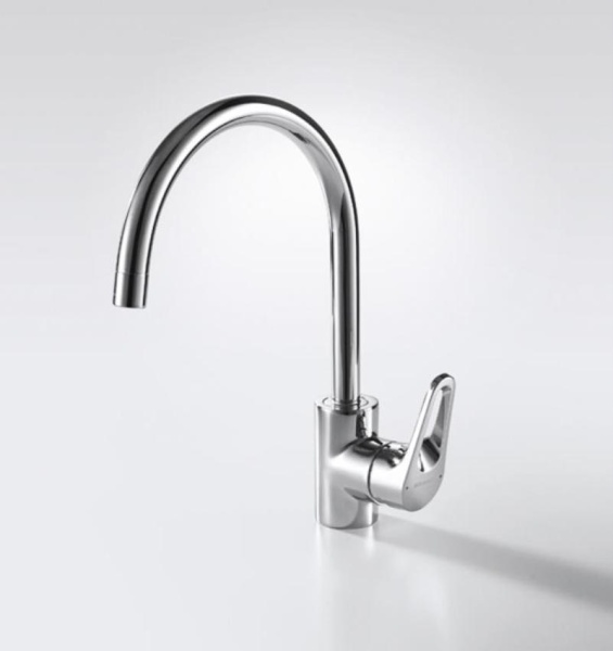 Смеситель для кухни Bravat Drop-D F748162C-2 без подключения к фильтру хром