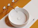 Раковина накладная круглая Ceramica Nova Element CN6057 фарфор цвет белый