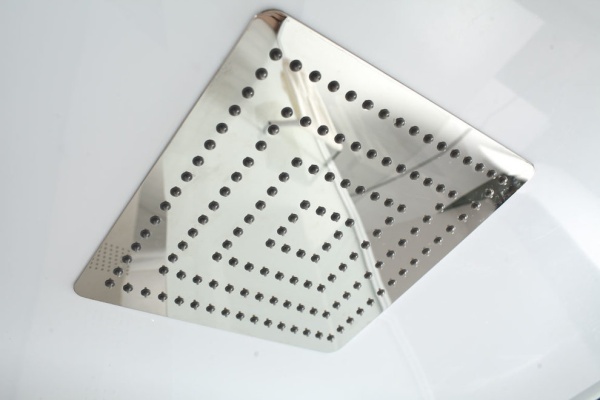 Душевая кабина с крышей Orans Diamond SR-89101RS White квадратная   100x100 стекла прозрачные, профиль белый