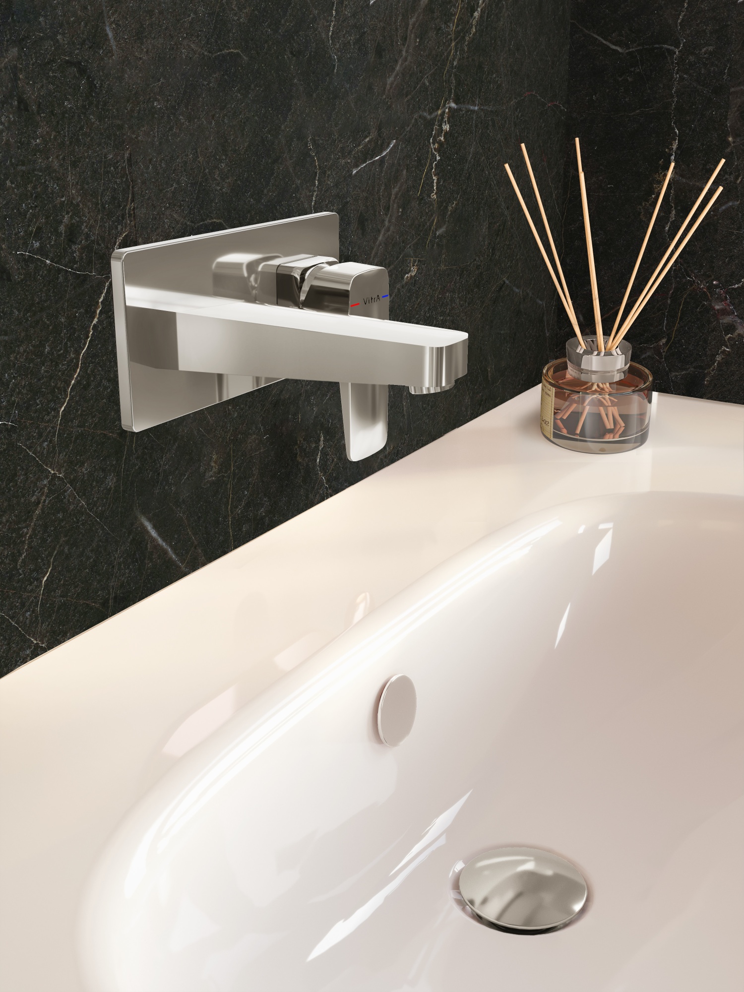 Смеситель для раковины VitrA Root Square A42738EXP хром