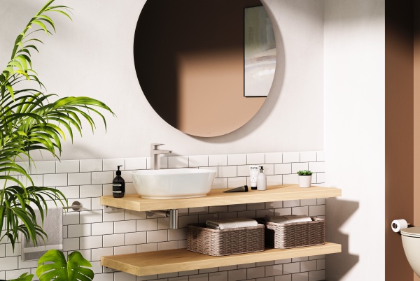 Смеситель для раковины VitrA Root Square A42733EXP хром