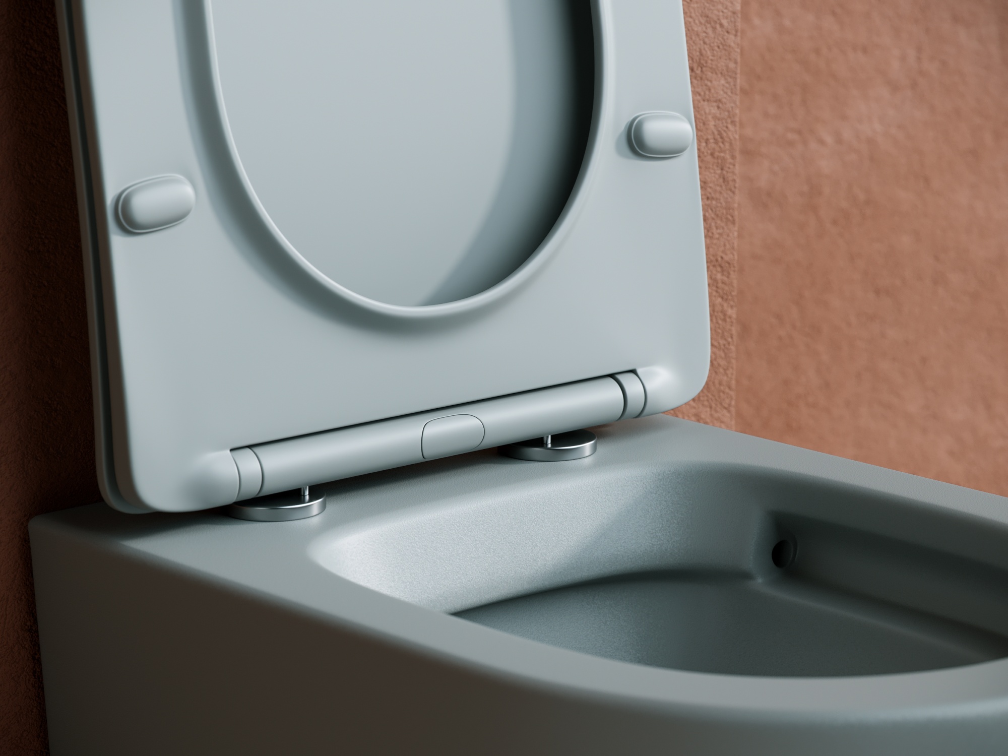 Унитаз подвесной Ceramica Nova Balearica CN6000MH Rimless фарфор серый матовый