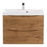 Тумба под раковину подвесная BelBagno Marino MARINO-600-2C-SO-RN-P 60 см  2 ящика цвет Rovere Nature 