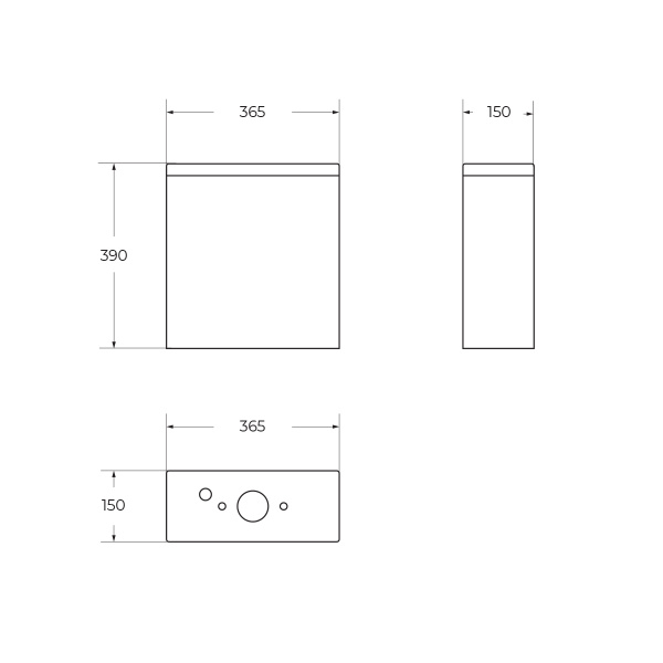 Бачок напольного унитаза BelBagno Aurora BB8604T цвет белый