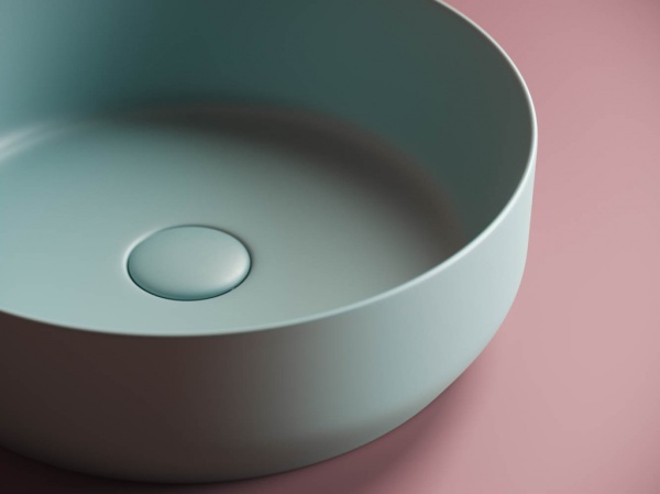 Раковина накладная круглая Ceramica Nova Element CN6022MLG фарфор цвет зеленый матовый