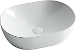 Раковина накладная овальная Ceramica Nova Element CN5010 фарфор цвет белый