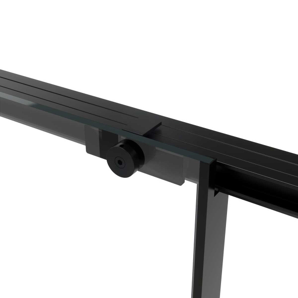 Душевая дверь Vincea Slim Soft VDS-1SS110CLB 110 см стекла прозрачные, профиль черный
