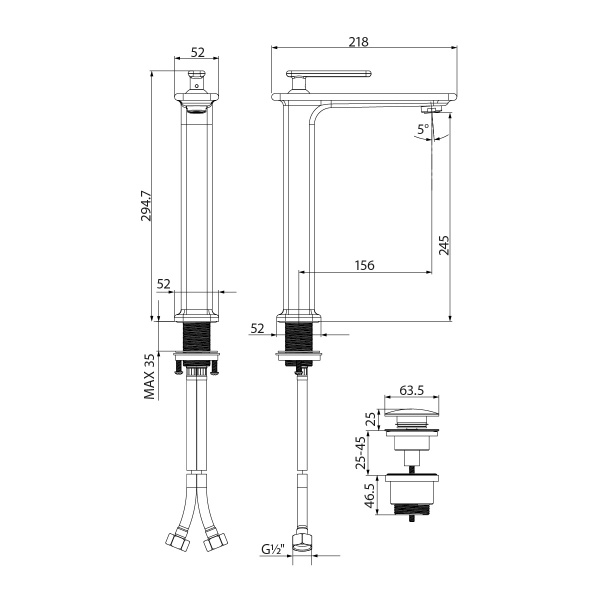 Смеситель для раковины Lemark Mista LM6409WG золотой/белый