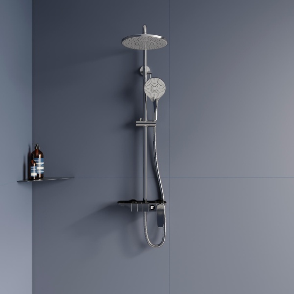 Душевая система со смесителем RGW Shower Panels 51140133-01 монтаж настенная без термостата хром