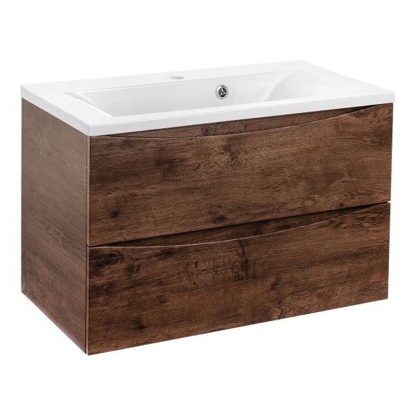 Тумба  подвесная Vincea Mia VMC-2MA750RW 75 см  2 ящика цвет R.Wood 