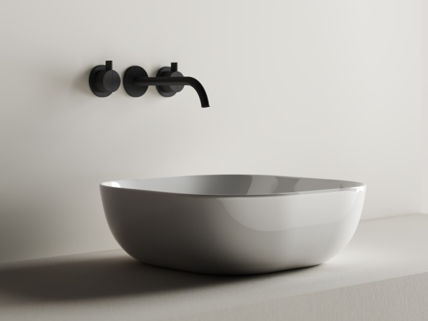 Раковина накладная квадратная  Ceramica Nova Element CN6010 фарфор цвет белый