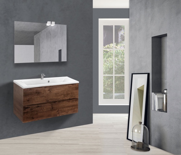 Тумба  подвесная Vincea Mia VMC-2MA900RW 90 см  2 ящика цвет R.Wood 